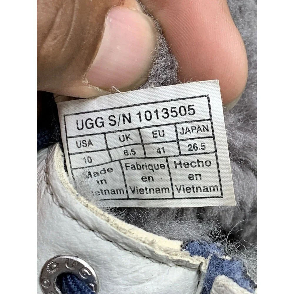 UGG Adirondack II Waterproof eVent Vibram Snow Boots Women's 10 White 1013505